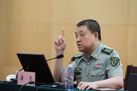 Nhà nghiên cứu Phòng Binh, Đại học Quốc phòng Trung Quốc (Ảnh tư liệu)