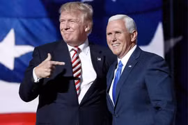 Tổng thống và Phó Tổng thống đắc cử Mỹ Donald Trump và Mike Pence. Ảnh: Nhật báo phố Wall