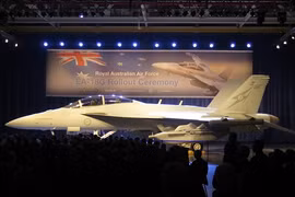 Máy bay tác chiến điện tử EA-18G của Quân đội Australia được chể tạo. Ảnh: Thời báo Hoàn Cầu, Trung Quốc.