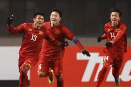 U23 Việt Nam giành chiến thắng trước đội bóng Iraq. 