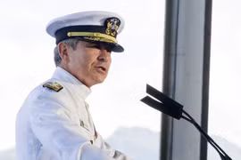 Đô đốc Harry Harris, Tư lệnh Bộ Tư lệnh Thái Bình Dương Mỹ. Ảnh: Washington Times 