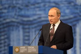 Tổng thống Nga Vladimir Putin. Ảnh: Tân Hoa xã/Cankao