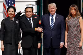 Thủ tướng Thái Lan Prayuth Chan-ocha thăm Mỹ. Ảnh: Khaosod English.