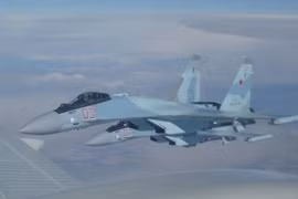 Máy bay chiến đấu Su-35S Nga. Ảnh: Cankaof