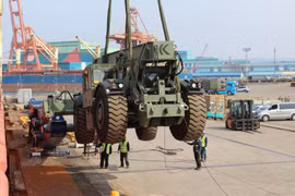 Mỹ tăng quân ở bán đảo Triều Tiên. Ảnh: Sina