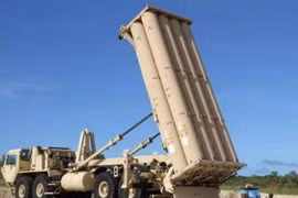 Hệ thống phòng thủ khu vực tầm cao đoạn cuối (THAAD) Mỹ. Ảnh: Sina