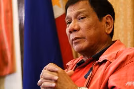 Tổng thống Philippines Rodrigo Duterte (ảnh AFP)