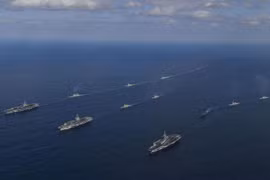 Ba cụm tấn công tàu sân bay Mỹ. Ảnh: Getty Images.