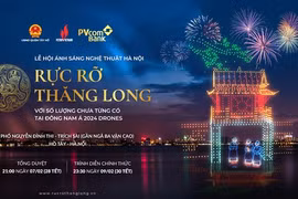 Petrovietnam và PVcomBank đồng hành cùng Thành phố Hà Nội tổ chức trình diễn ánh sáng nghệ thuật 