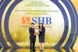 SHB được vinh danh Top 10 doanh nghiệp có báo cáo thường niên tốt nhất