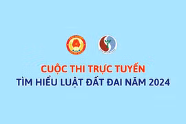 Ban Tuyên giáo Trung ương phối hợp Bộ Tài nguyên và Môi trường tổ chức Cuộc thi trực tuyến tìm hiểu Luật Đất đai năm 2024.