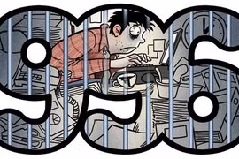 Văn hóa làm việc 996. Nguồn ảnh: China Daily