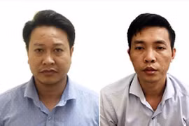 Bị can Nguyễn Khắc Tuấn và Đỗ Mạnh Tuấn. Ảnh: Công an cung cấp