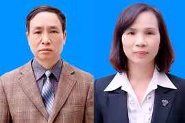 Ông Phạm Văn Khuông và bà Triệu Thị Chính. Ảnh: Sở Giáo dục và Đào tạo Hà Giang