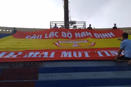 Nam Định- Mãi mãi một tình yêu. Ảnh Hội CĐV Nam Định.