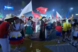 Khai mạc Copa America 2019: Đại tiệc rực rỡ sắc màu (ảnh chụp màn hình)