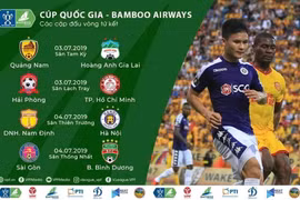Các cặp đấu tứ kết Cúp quốc gia chỉ là việc nội bộ của các đội V.League 2019, các đội hạng Nhất đã rời cuộc chơi. (ảnh VFF)