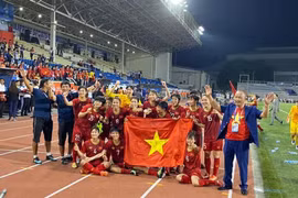 Đội tuyển nữ vô địch SEA Games lần thứ 6. Ảnh VFF.