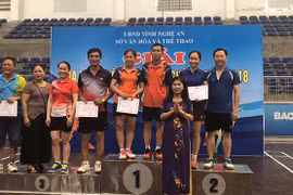 Đại hội Thể thao toàn quốc lần thứ VIII năm 2018, đoàn Thể thao Nghệ An giành được 8 HCV, 9 HCB và 21 HCĐ, xếp thứ hạng 19/65. Ảnh TTXVN