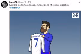 Đến Leo cũng nhớ Ronaldo. Ảnh CNN.