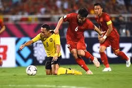 Talaha là “khắc tinh” với hàng phòng ngự Việt Nam . Ảnh FAM