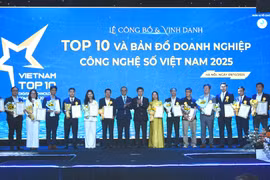Các doanh nghiệp được vinh danh tại sự kiện.