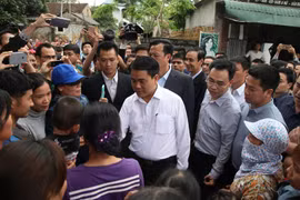 Chủ tịch UBND Hà Nội, ông Nguyễn Đức Chung đã phải đối thoại trực tiếp với dân Đồng Tâm, Mỹ Đức.