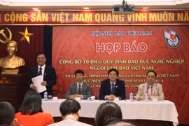 Buổi họp báo công bố Quy định đạo đức nghề nghiệp người làm báo VN
