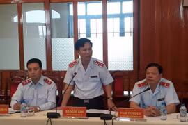 Ông Bùi Ngọc Lam, Phó Tổng Thanh tra Chính phủ chủ trì buổi công bố kết luận - Ảnh: Dân trí