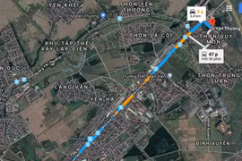 Tuyến đường từ Phan Đăng Lưu đến Yên Thường, Gia Lâm sẽ có chiều dài khoảng gần 3km.
