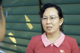 Bà Lê Thị Thủy, Phó Chủ nhiệm Ủy ban Kiểm tra Trung ương.