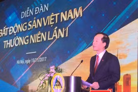 Bộ trưởng Bộ Xây dựng, Phạm Hồng Hà - Ảnh: Quang Vững