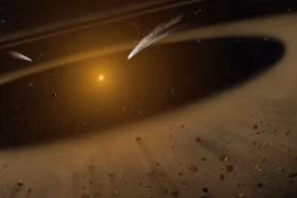 Epsilon Eridani có nhiều đặc điểm giống hệ Mặt Trời. Đồ họa: NASA.