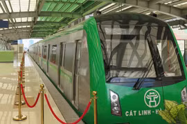 Tuyến đường sắt trên cao Cát Linh - Hà Đông có chiều dài khoảng 13km.