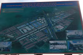 Dự án Khu chợ đầu mối nông sản thực phẩm, hệ thống kho vận và khu đô thị Thương mại Vĩnh Tường có quy mô diện tích lập quy hoạch hơn 186ha, nằm trên địa phận 3 xã: Tân Tiến, Lũng Hòa và Yên Lập. Ảnh: Vietnamnet