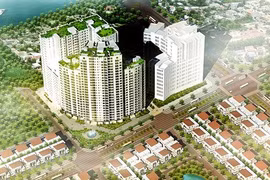 Dự án Nam Đàn Plaza tại phường Mỹ Đình 1, quận Nam Từ Liêm do Công ty cổ phần Địa ốc Dầu khí viễn thông (PVC) làm chủ đầu tư.