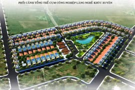 Phối cảnh cụm công nghiệp làng nghề Khúc Xuyên/ Ảnh: dabaco.com.vn