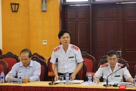 Ông Bùi Ngọc Lam, Phó Tổng Thanh tra Chính phủ đã chủ trì buổi công bố quyết định kiểm tra việc điều chỉnh giá điện/ Ảnh: Hoàng Linh