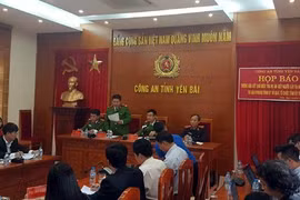 Công an tỉnh Yên Bái tổ chức họp báo thông báo kết quả điều tra vụ án sát hại Bí Thư tỉnh ủy và Chủ tịch HĐND tỉnh Yên Bái
