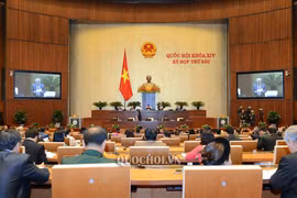 Toàn cảnh Phiên họp biểu quyết thông qua Luật Phòng, chống tham nhũng (sửa đổi)/ Ảnh: quochoi.vn