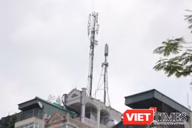Cột thu, phát sóng tại nhà số 376 đường Láng.
