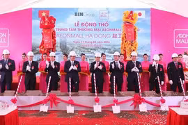 Lễ Động thổ AEON Mall Hà Đông vừa diễn ra vào ngày 11/3 vừa qua - Ảnh: An ninh Thủ đô.