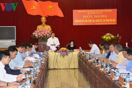 Toàn cảnh buổi làm việc.