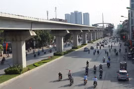 Dự án đường sắt Cát Linh - Hà Đông đang được khẩn trương triển khai.