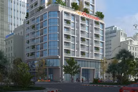 Phối cảnh dự án cải tạo chung cư 22 Liễu Giai, Hà Nội. (Tên thương mại: Tòa nhà Chung cư và Thương mại The Boulevard)