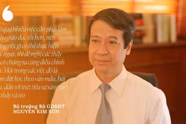 Bộ trưởng Nguyễn Kim Sơn yêu cầu chấm dứt lối học theo "văn mẫu", "bài mẫu", vốn triệt tiêu sự sáng tạo của thầy và trò.
