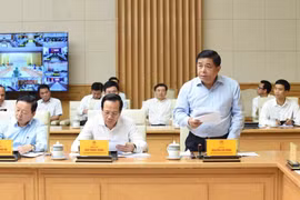 Bộ trưởng Bộ Kế hoạch và Đầu tư Nguyễn Chí Dũng phát biểu tại Hội nghị Thủ tướng Chính phủ đối thoại với doanh nghiệp năm 2022
