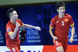 Việt Nam lần đầu tiên đoạt vé dự World Cup futsal. Ảnh: Tú Trần.