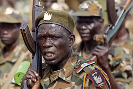 Binh sĩ thuộc lực lượng quân đội Nam Sudan (SPLA). Ảnh: Radio Tamazuj