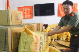 Lượng thuốc nổ 'khủng' bị thu giữ